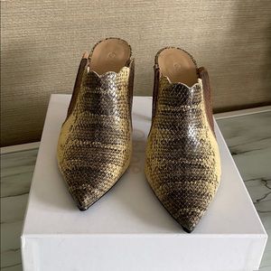 Chloe python mules